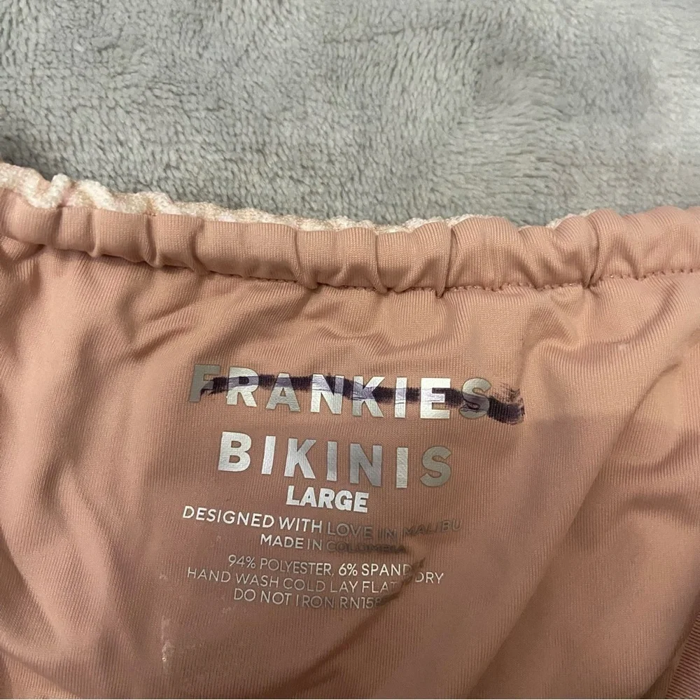 New! Frankie’s Bikinis Coco Cheetah Tia Terry String Bikini Bottom 10747